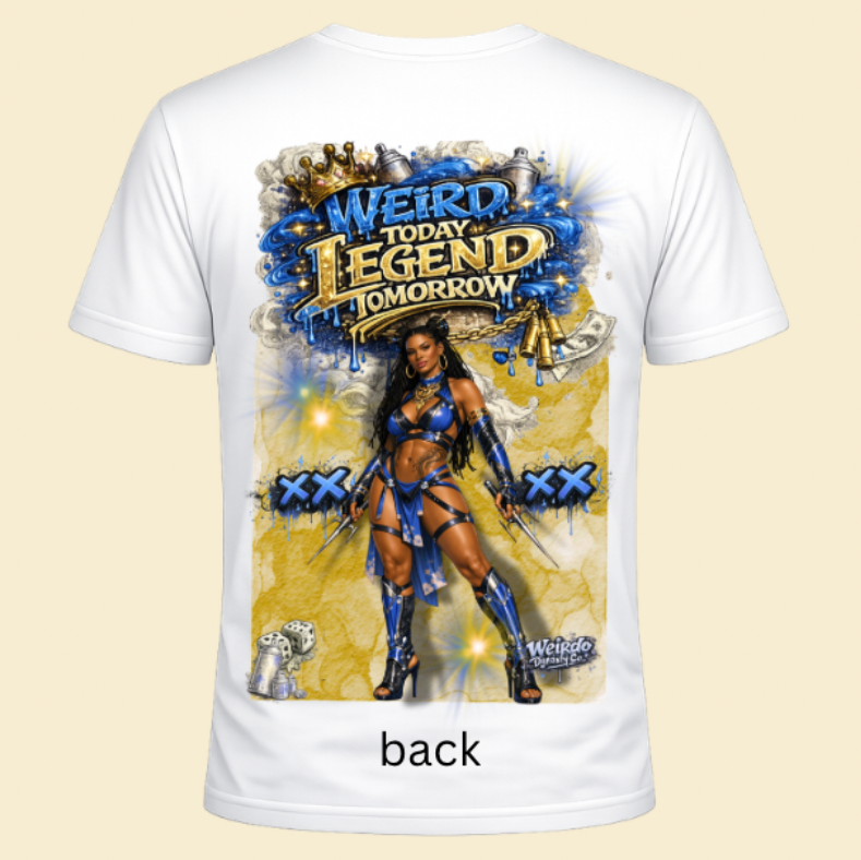 Weird today legend tomorrow blue womens