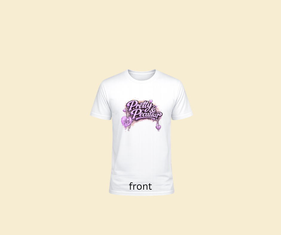 Pretty & peculiar logo only Tshirt