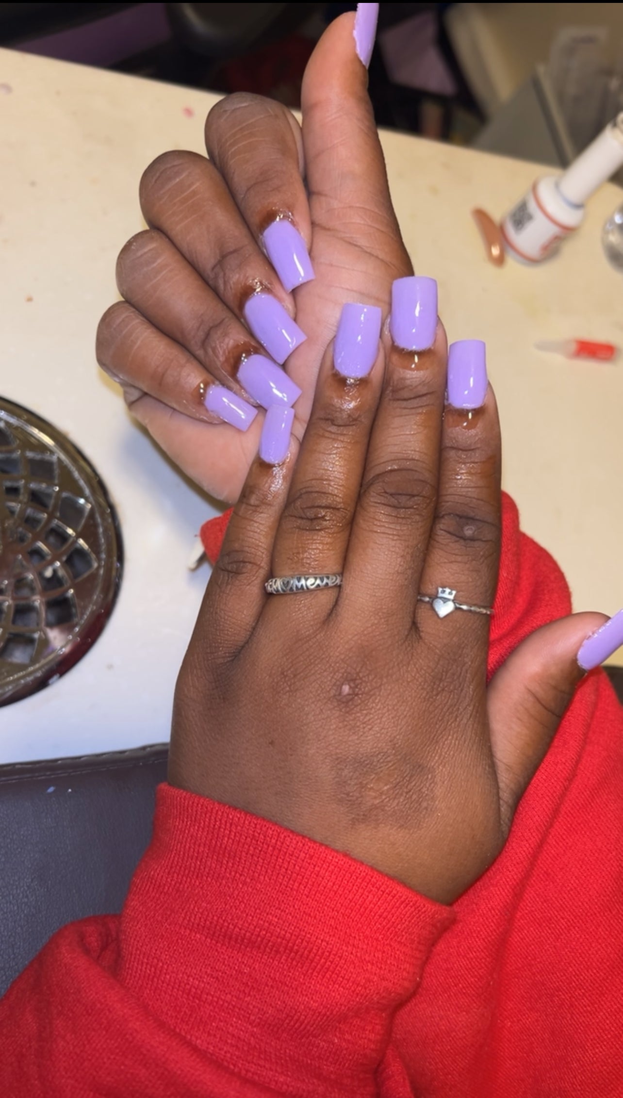 1 color basic nails