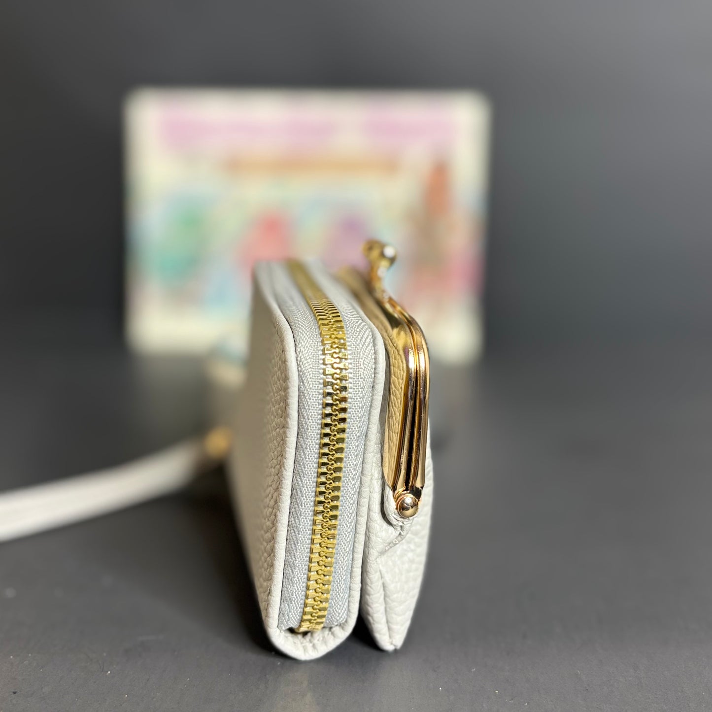 Pale grey wallet