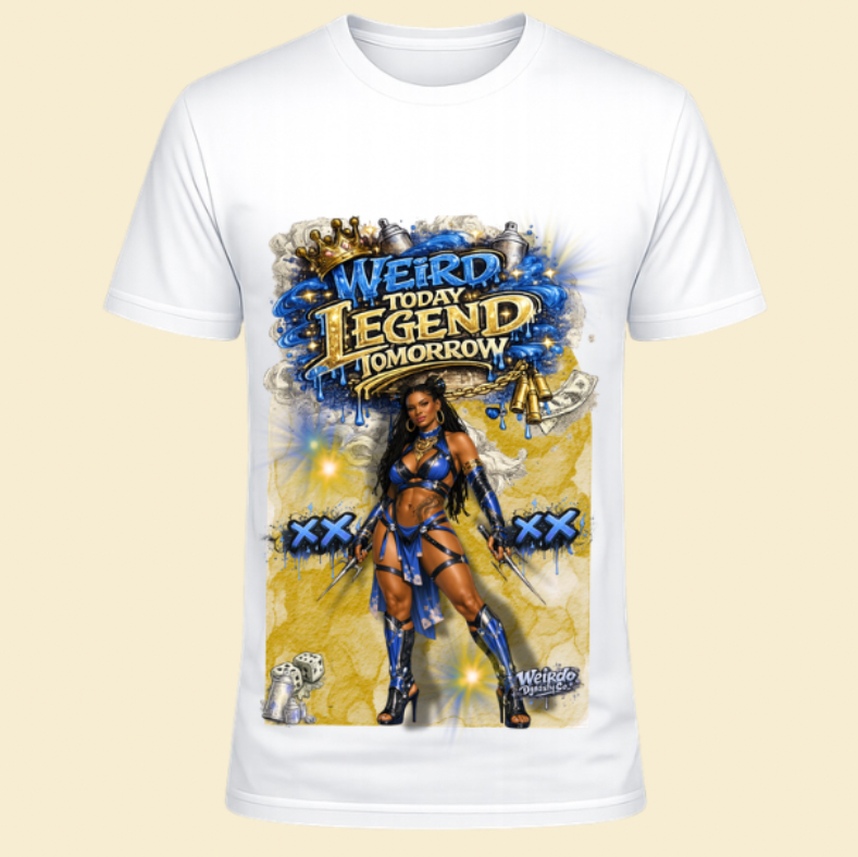 Weird today legend tomorrow blue womens