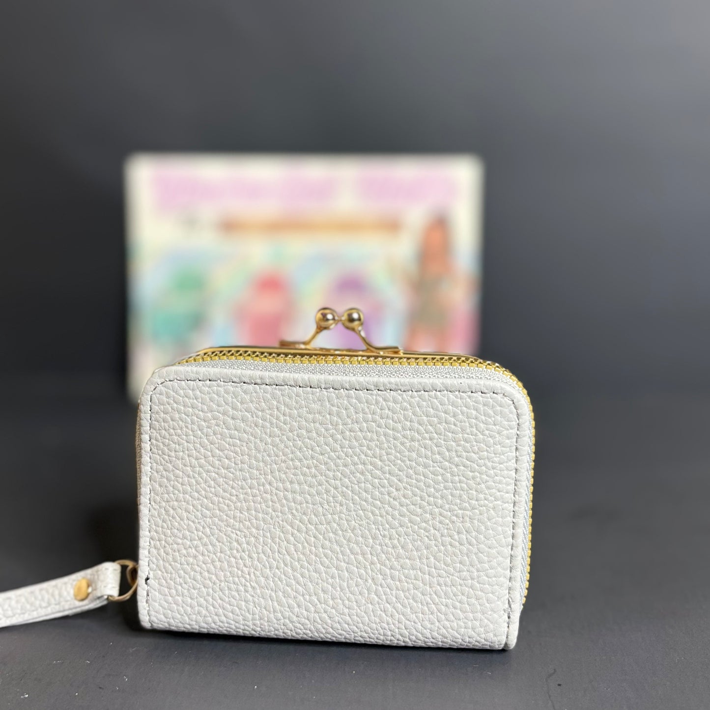 Pale grey wallet