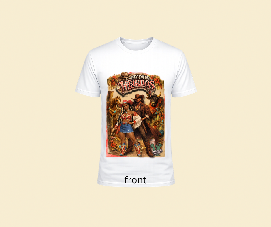I only date weirdos country version tshirt