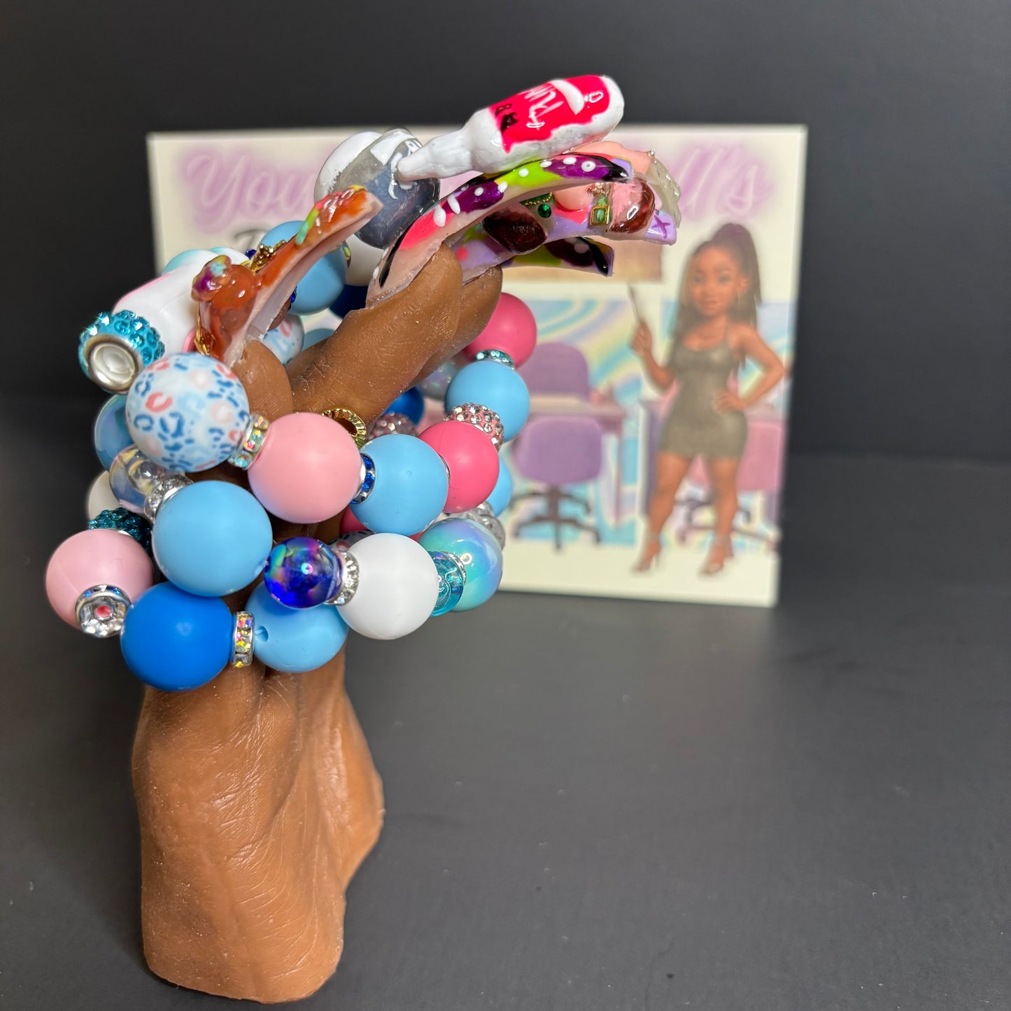 Blue doctors boutique bracelet set
