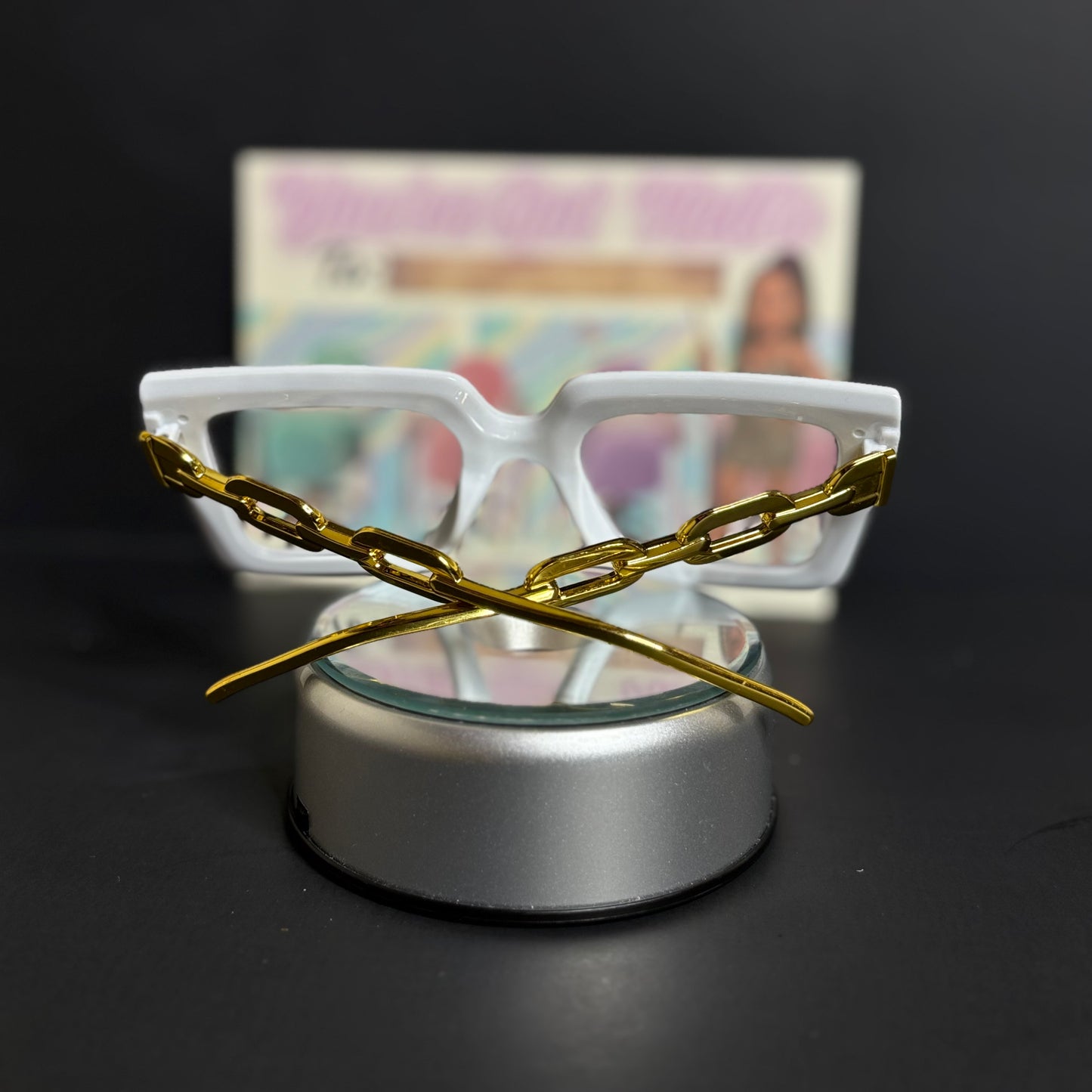 White glasses