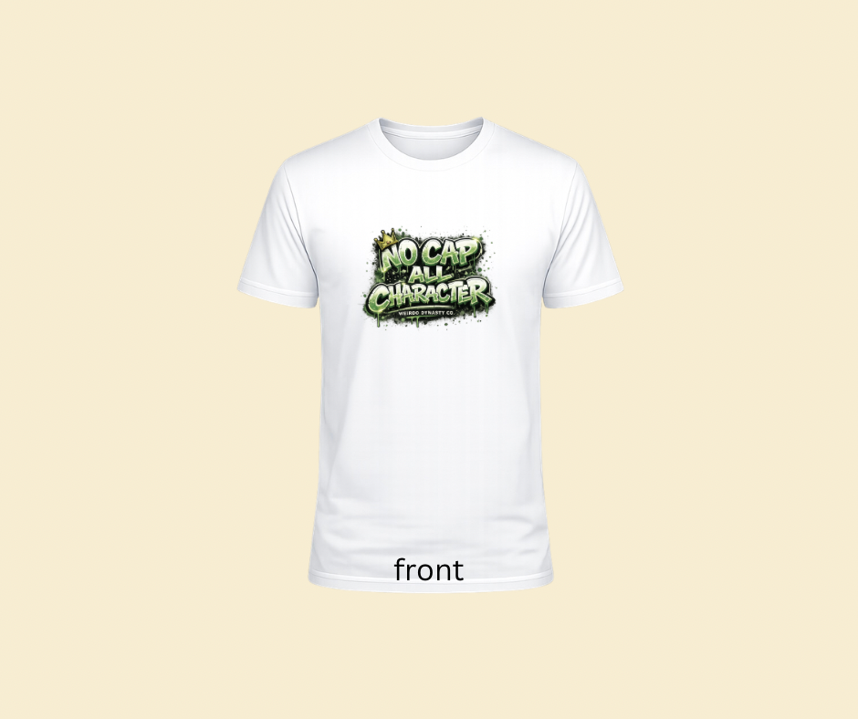 No cap all character samurai Tshirt