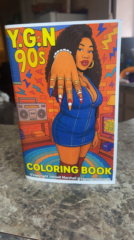 90s Y.G.N coloring book