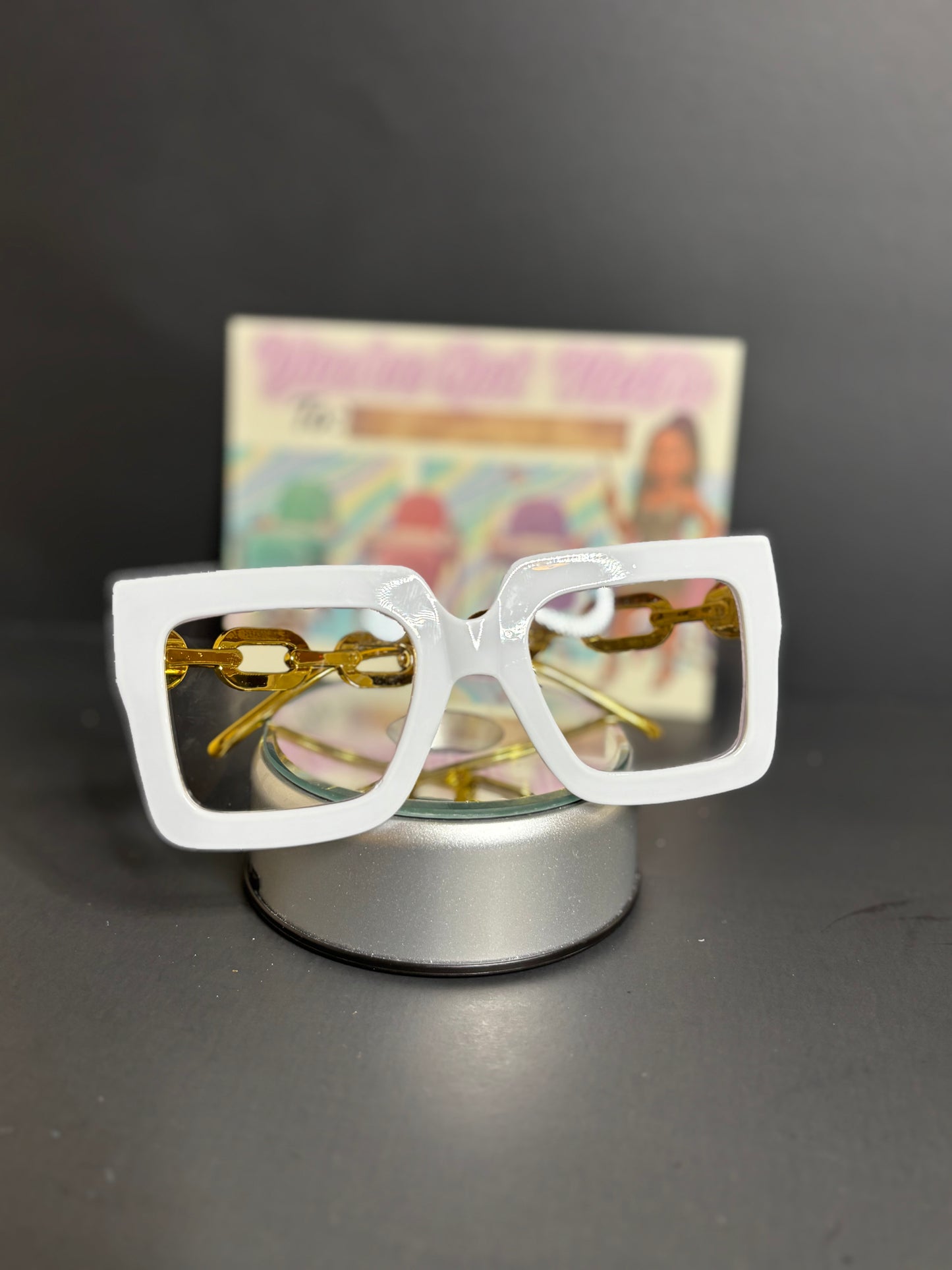 White glasses