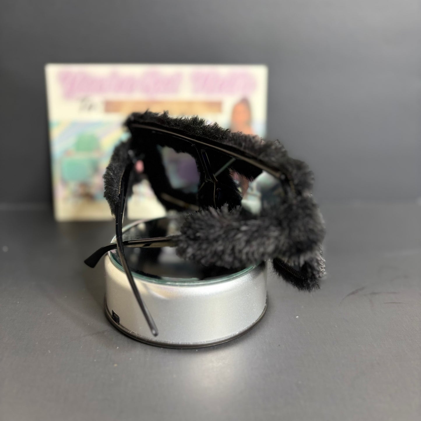 Black fur shades