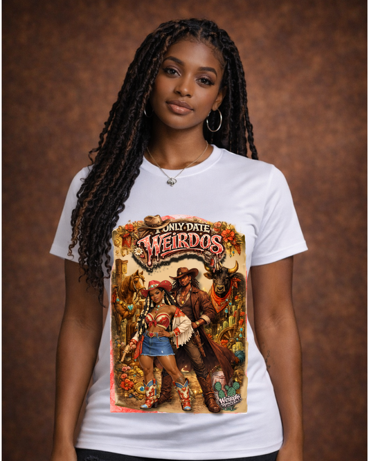 I only date weirdos country version tshirt