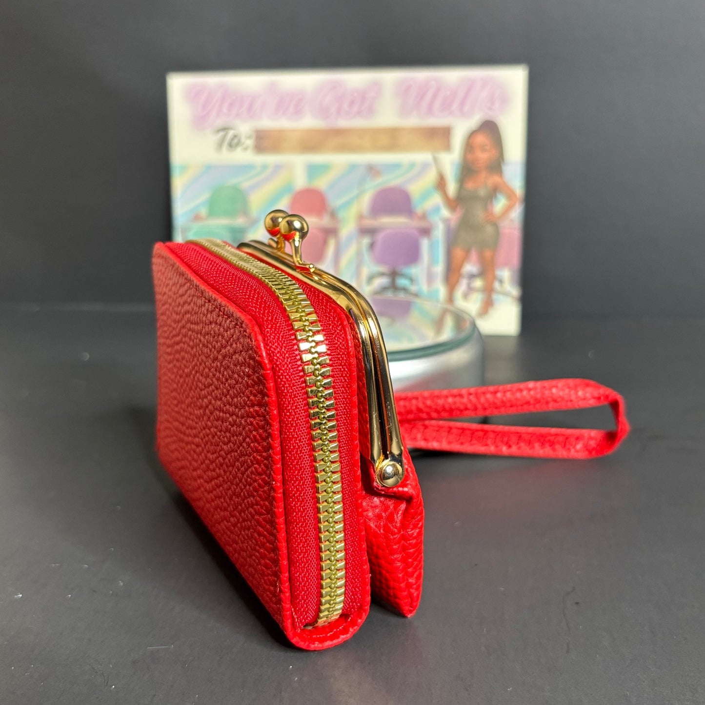 Red wallet