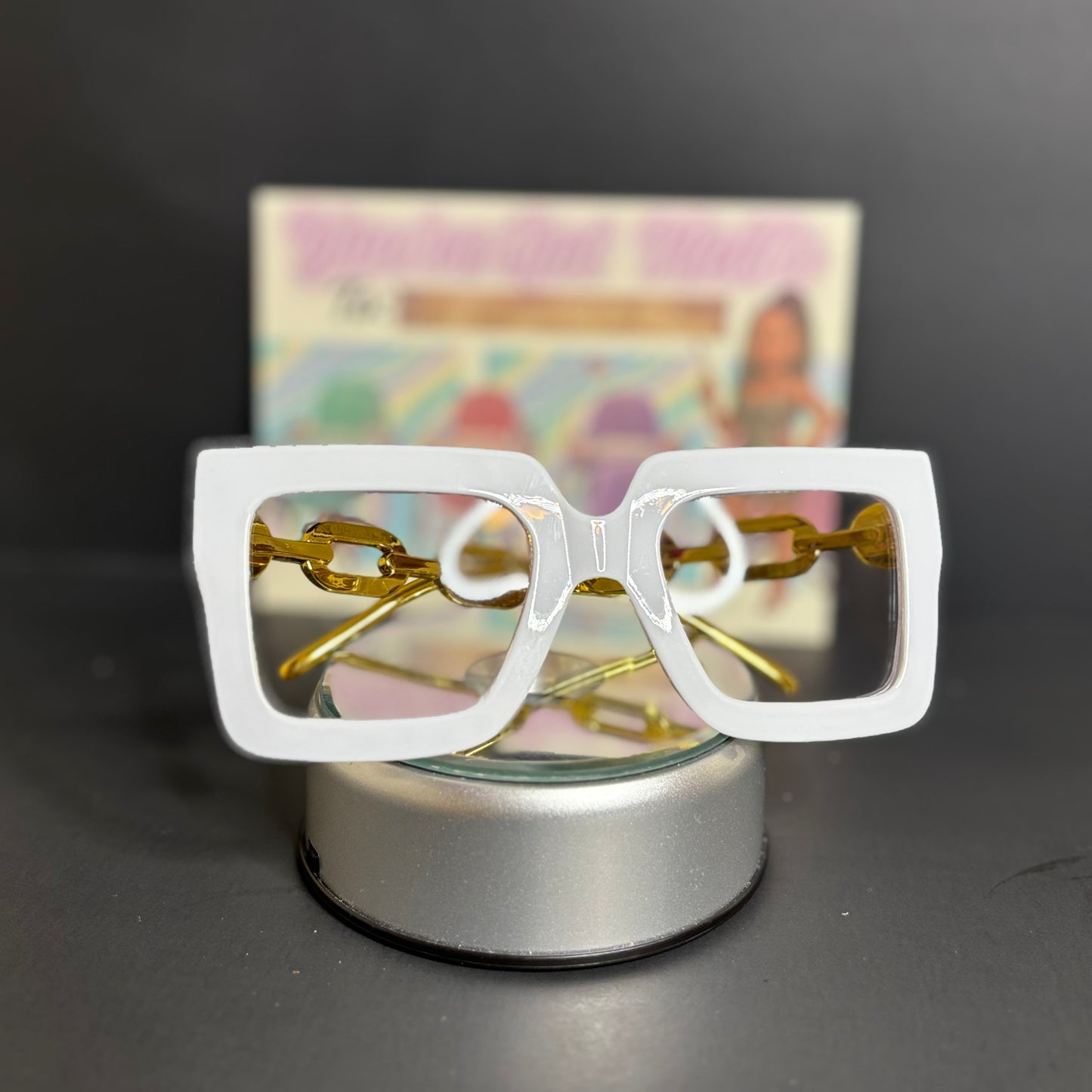 White glasses