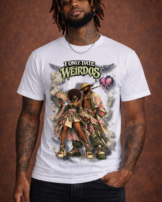 I only date weirdos samurai Tshirt
