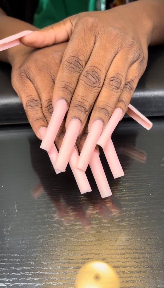 1 color basic nails
