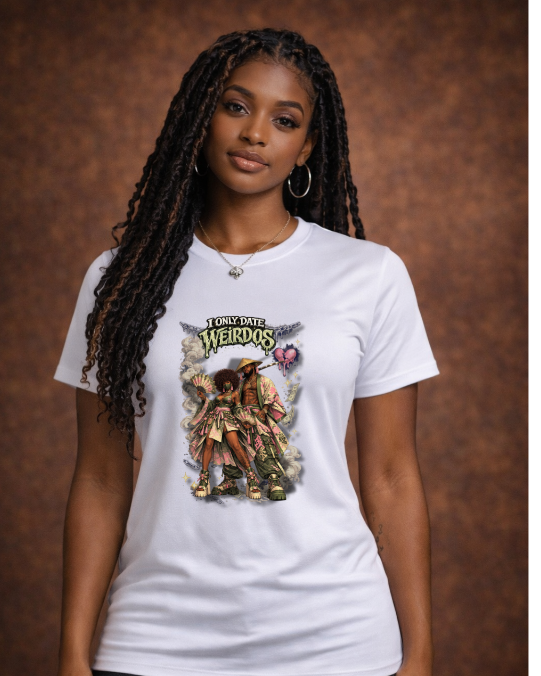 I only date weirdos samurai Tshirt