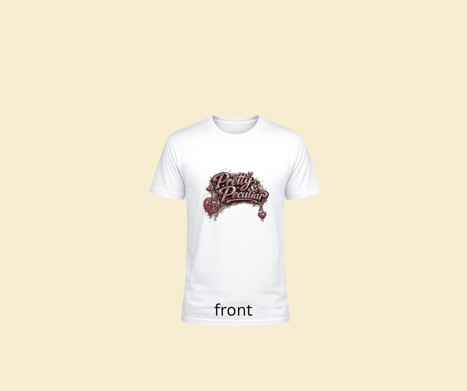 Pretty & peculiar logo only Tshirt
