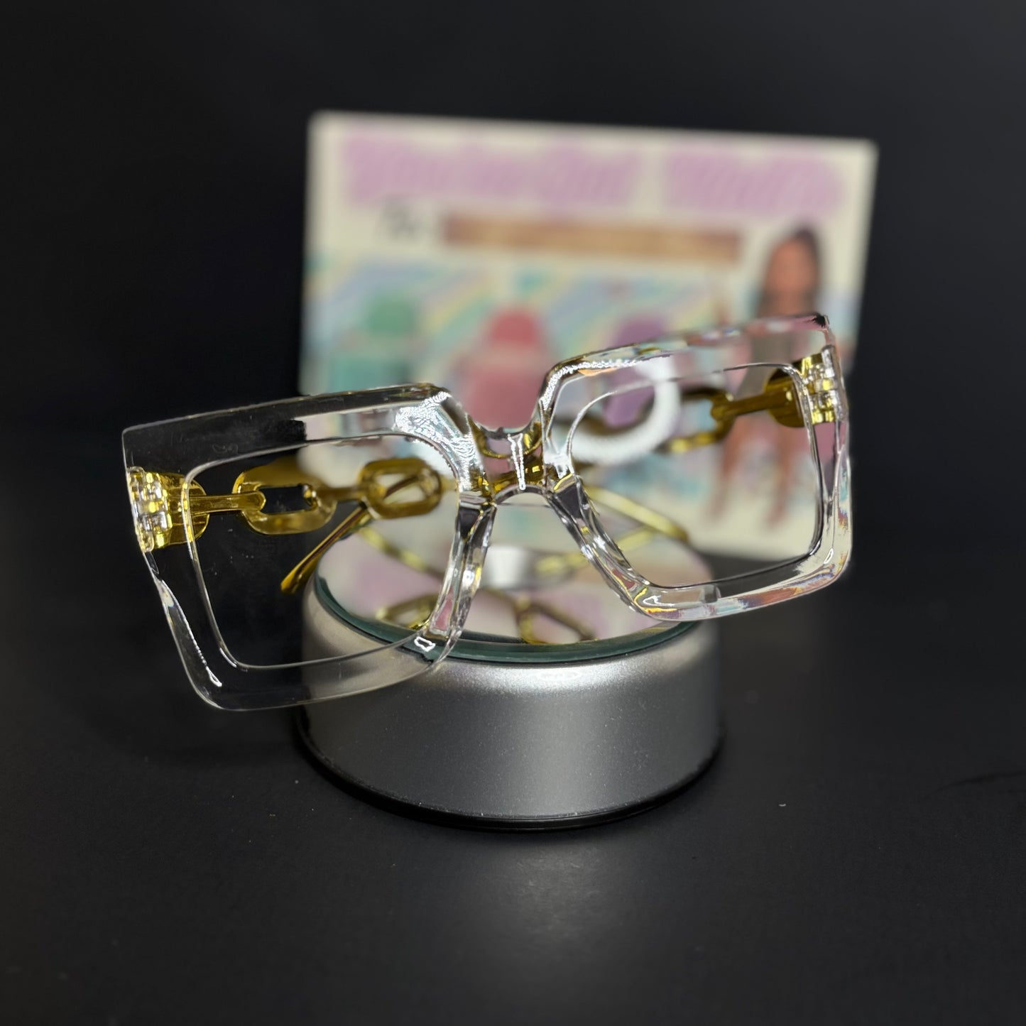 Clear glasses