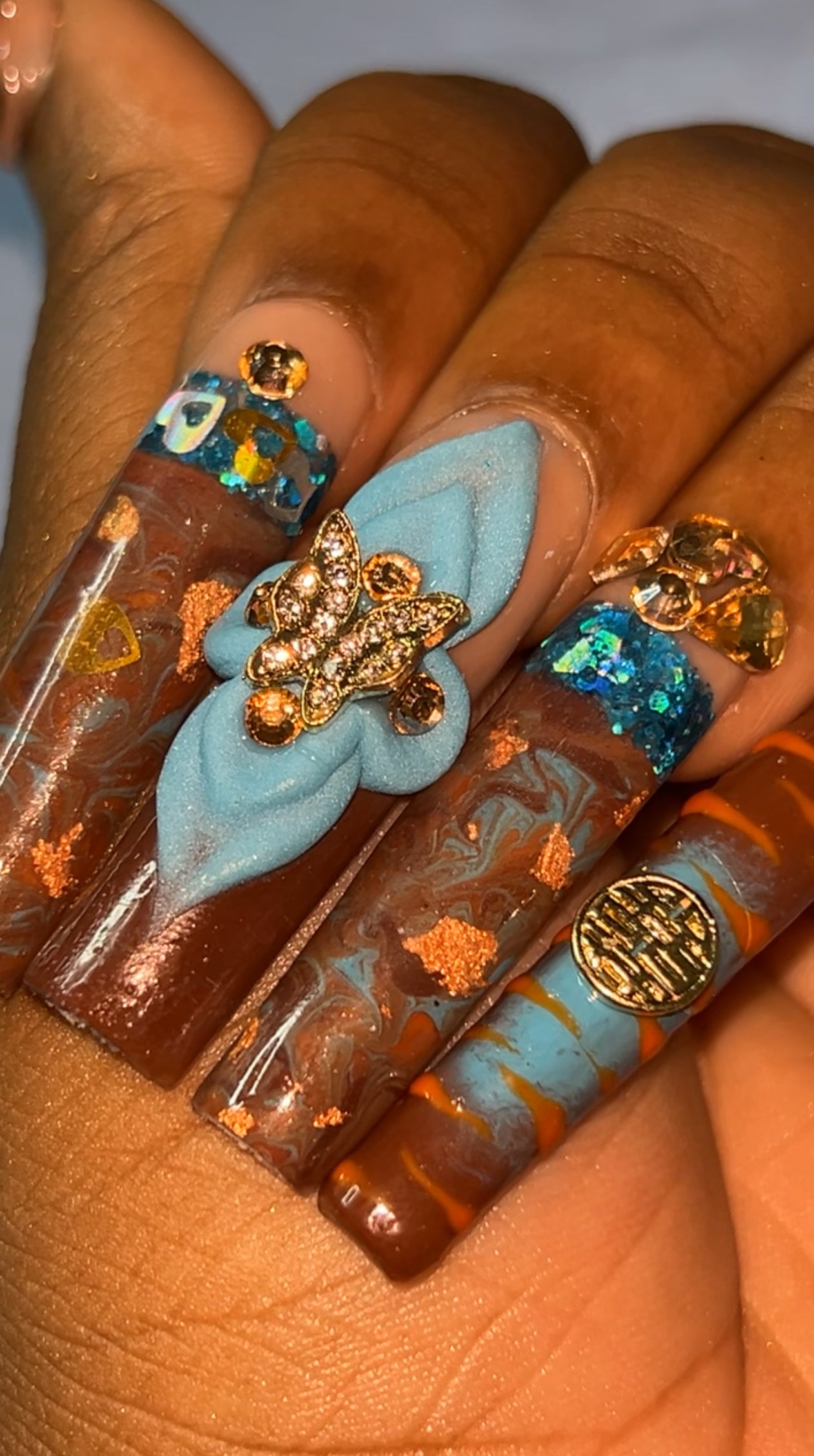 Luxury flower bling & encapsulation sets