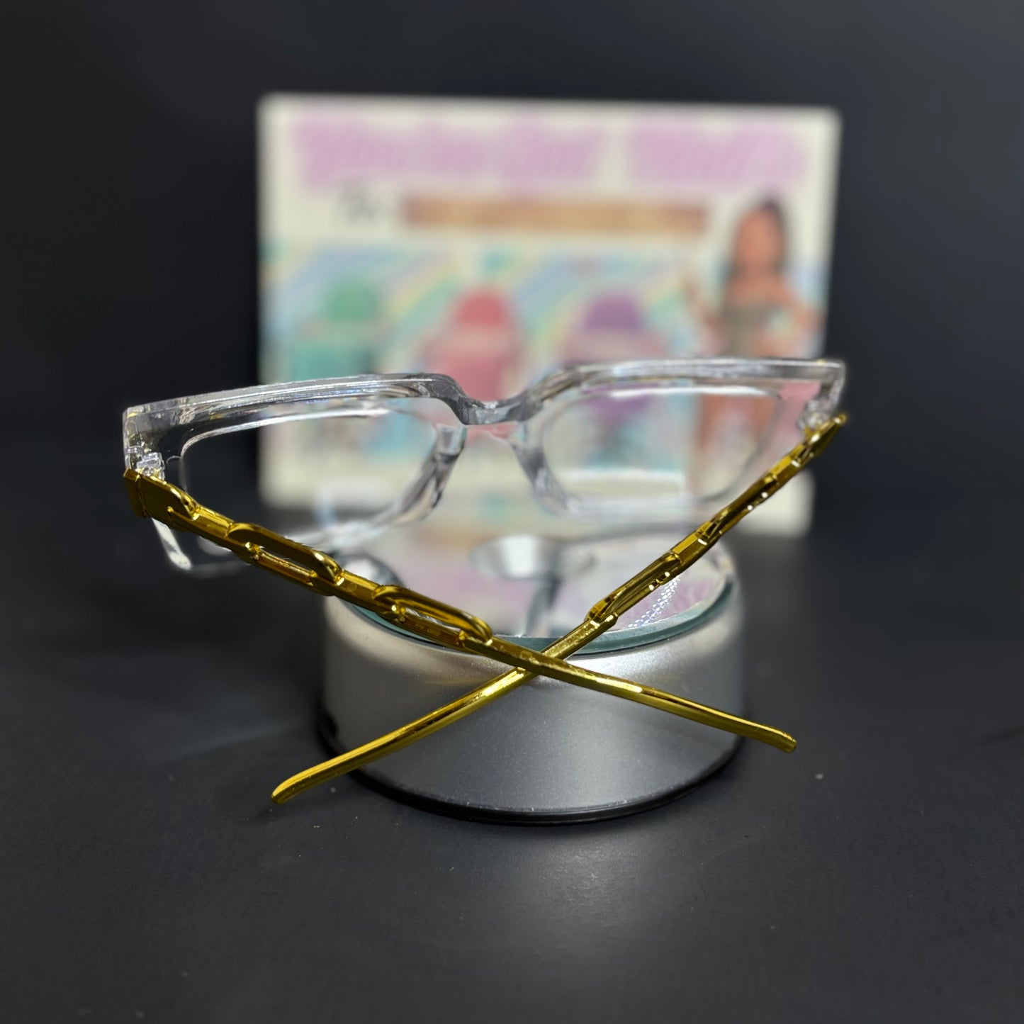 Clear glasses