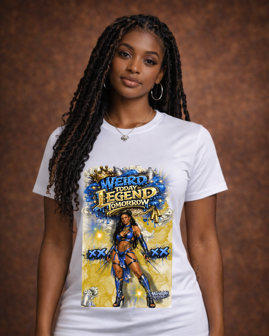 Weird today legend tomorrow blue womens