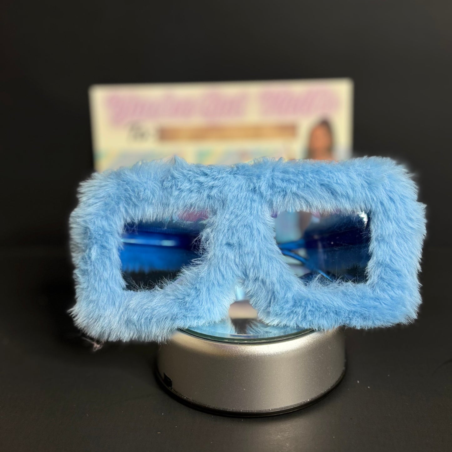 Blue fur shades