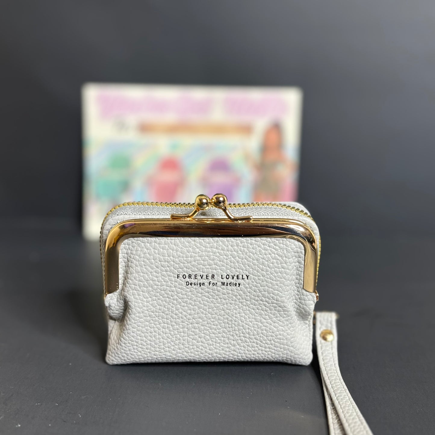 Pale grey wallet