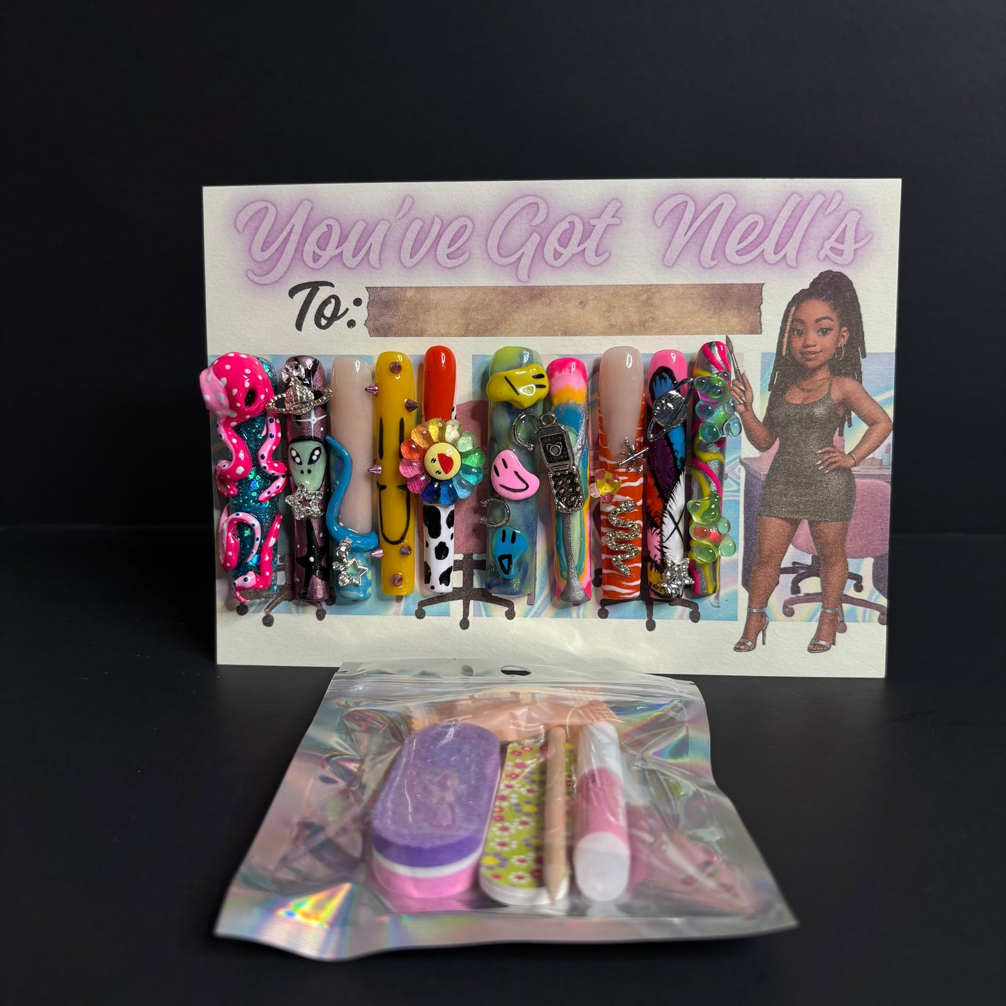 Trippy nail set 3xl