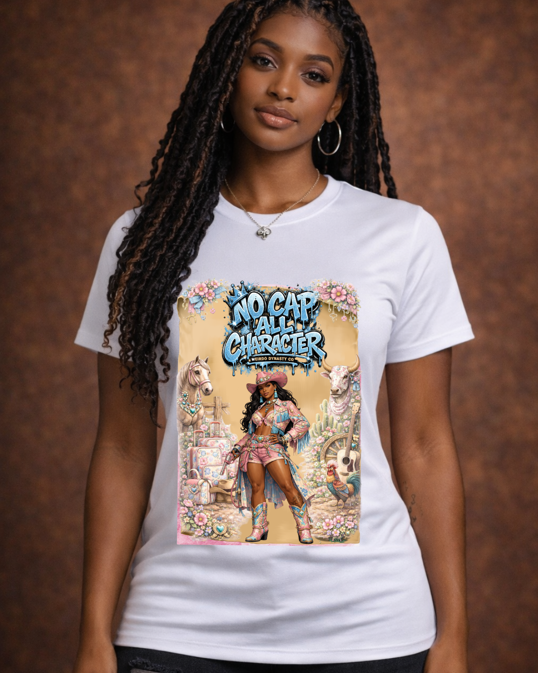 No cap all character cowgirl edition