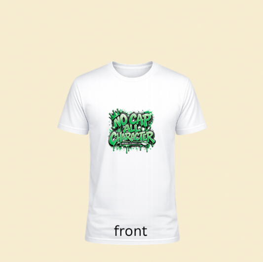No Cap, All Character Tee